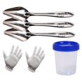 thumbnail image 2 of Cuchara para comedero de pájaros, herramienta de alimentación para loros, accesorio de metal, resistente, portátil, fácil de limpiar, práctica cuchara Juego de 5 piezas, 2 of 10