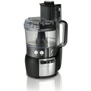 Hamilton Beach Stack & Snap 10-Cup Black Food Processor with Big Mouth