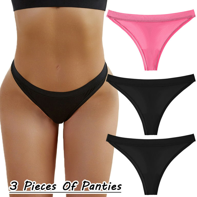 Aayomet Women Panties Cotton Bikini Womens Underwear Comfortable Breathable  Thin Mesh Peach Low Waist Seamless Girls Briefs,BK5 L