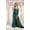 Hunter Green, variant on May Queen MQ2003 Juniors Womens One Off Shoulder Long Sleeve Pageant Evening Dress
