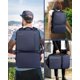 thumbnail image 3 of Vancropak Mochila de Viaje 10 kg Avi&oacute;n Antirrobo, Equipaje Grande Maleta Mano, Expandible Viral con 3 Cubos Embalaje, Impermeable para Senderismo, Universitaria Hombre y Mujer, Azul, Ligera, 3 of 9