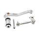 thumbnail image 2 of Kit de pedales de palanca de cambios de aluminio para neumáticos de motocicleta Yamaha Vmax 1200 VMX1200 Plata, 2 of 9
