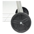 thumbnail image 6 of 17.5" Square Charcoal Grill - Black Steel BBQ Grill with Wheels - Portable Outdoor Grill for Patio, Backyard, Camping - Adjustable Dampers, 6 of 6
