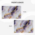 thumbnail image 4 of Linen Placemat With 18×12in Double Stitching Is Effectively Insulated And Foldable For Family Hotel Picnic Trips Purple-White-Gold Marble Four Pieces, 4 of 8