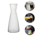 ITSELFER 1Pc 600ml Summer Glass Cup Juice Dispenser Milk Drinking Glass