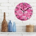 thumbnail image 3 of GZHJMY Valentine's Day Heart Wall Clock, Silent Non Ticking Battery Operated Round Clock for Kitchen Office School Home Decorative, 3 of 7