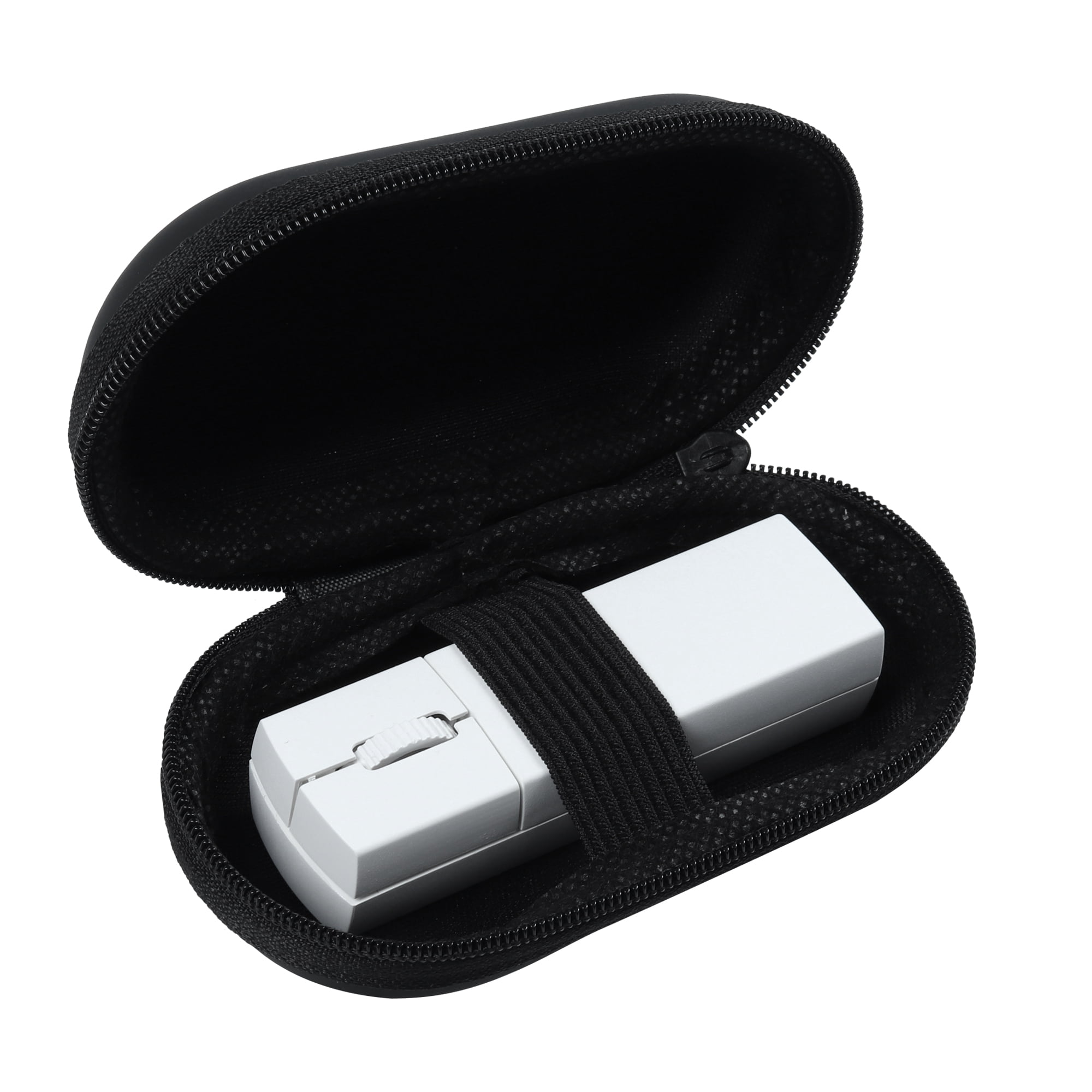 Dpisuuk Wireless Mouse Bluetooth Mini Silent Dual-Mode 2.4GHz & Bluetooth Computer Mice with Case Rechargeable Portable Small Wireless Mouse for Laptop PC Desktop MacBook Tablet Kids Gift, Black