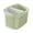 Light Green, variant on Plastic Storage Basket with Handle, Portable Shower Caddy with Drain Tray, Tote Organizer Basket Bin for Bathroom Kitchen Dorm Room Bedroom, 1 Pcs, 10.73x7.48x6.57"