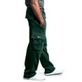 thumbnail image 4 of sususu Mens Sweatpants Joggers,Men's Casual Drawstring Elastic Waist Loose Fit Sweatpants with Pockets Comfortable Everyday Wear Soft Fabric Trousers for Jogging and Outdoor Activities - Green, 4 of 4
