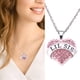thumbnail image 2 of Pequeña Hermana Joyería Regalo Regalos de cumpleaños Navidad Stocking Stuffers Hermana Corazón Collar Regalo Joyería Regalos para Niñas Pequeñas Niñas Adolescentes Tweens Niños, 2 of 6