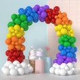 thumbnail image 1 of 175Pcs Rainbow Balloon Arch Kit Matte Latex Colorful Balloons for Party Decorations_Perfect Gift, 1 of 5