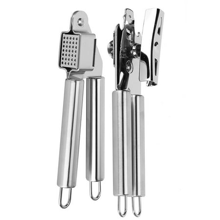 

Ymiko Household Multifunction Manual Can Opener Stainless Steel Garlic Press Grinder Kitchen Utensils Garlic Press Garlic Grinder