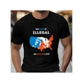 thumbnail image 1 of No one is illegal on Land Shirt, americann Born, MexicannRoot, Real , Top T-Shirt, Sweatshirt, Hoodie, 1 of 7
