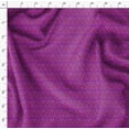 thumbnail image 4 of Soimoi Tissu Voile de Coton Violet Triangle Art Géométrique Imprimé 1 Yard 56 Pouces de Large, 4 of 5
