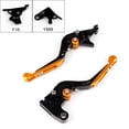 thumbnail image 1 of Adjustable Folding Extendable Brake Clutch Levers For Yamaha FZ1 FZ8 XJ6 FZ6 Blue, 1 of 1