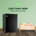 thumbnail image 6 of 70L Chest Freezer Small Deep Freezers WANAI Mini Top Door Freezer Storage Basket 7 Temp Control Black, 6 of 8