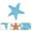 Sky Blue, variant on Sky Blue Realistic Simulation Sky Blue Sea Starfish Model Solid Pvc Figure Educational Marine Animal Toy For Kids