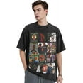 thumbnail image 2 of A Tribe Called Quest Hip Hop Rap Music Vintage Tshirt Trendy Graphic Retro Oversize Washed Shirt Men's, 2 of 3