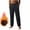 Black Pant for Men, variant on Mrmaere Men’s Loose Drawstring Sport Pants Long Leg Stretchy Fabric Comfortable Design Wear for Gym Workouts Leisure Outings Dark Gray 42