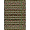 thumbnail image 1 of Ahgly Company Indoor Rectangle Patterned Khaki Green Novelty Area Rugs, 4' x 6', 1 of 6