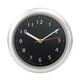 thumbnail image 1 of Reloj de baño minimalista y ligero para la ducha, decoración del hogar. Plata Negro, 1 of 8