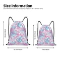 thumbnail image 2 of Fuzoiu Tie Dye Print Drawstring Backpack for Gym, Travel, Yoga,Sports Sackpack String Bag for Women Men-Small, 2 of 6