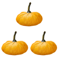 thumbnail image 1 of 3uds. Calabaza de cosecha artificial hecha a mano para otoño Halloween Acción de Gracias (amarillo), 1 of 2