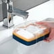 thumbnail image 2 of Transparent Soap Box With Dust Cover And Space Saving Holder - Double Compartment - With Quick Drain - Modern - For Bathroom And Kitchen - Double Lay, 2 of 5