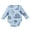 Blue, variant on LYMAYTER Baby Boy Girls Long Sleeve Romper Infant Spring Fall Onesie Jumpsuit Newborn Cartoon One Piece Playsuit 0M-24M
