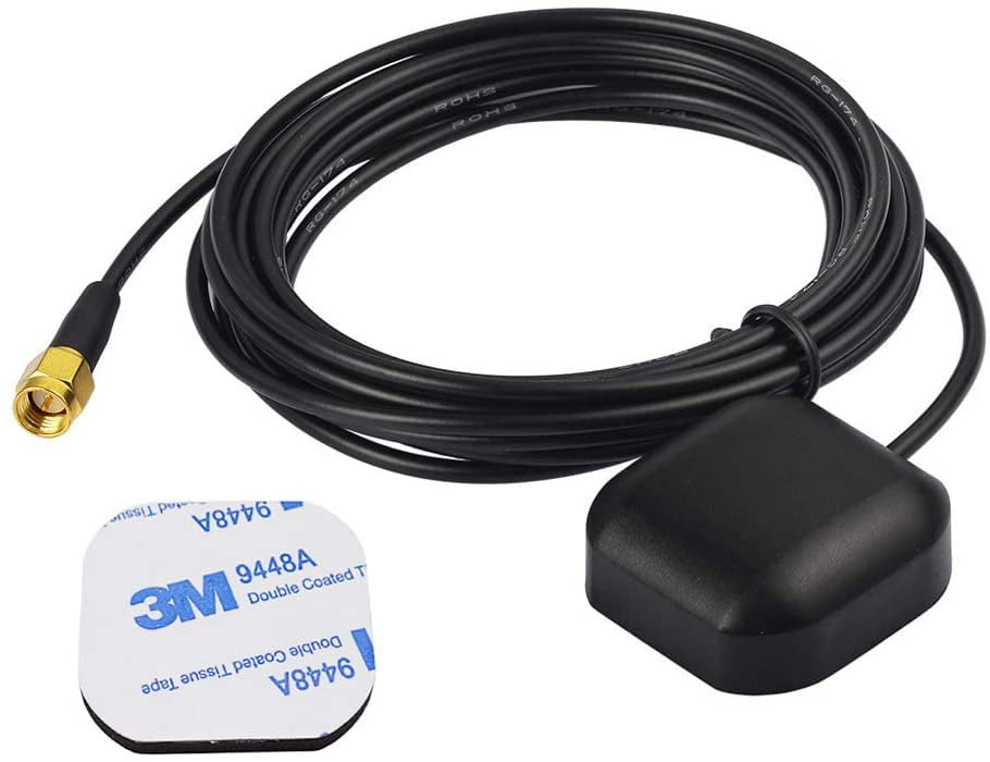 Eightwood Vehicle Waterproof Active GPS Navigation Antenna with SMA Male Connector