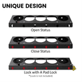 thumbnail image 3 of 1PCS Pneumatic Tool Holder/Aerosol Rack Combo, Wall Mounted Spray Can Bottle Holder, Air Tool Organizer, 3 of 5