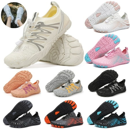 

Men Women Water Shoes Barefoot Beach Sandals Upstream Aqua Shoes Quick Dry Swimming Shoes Wading Sneakers Gym Fitness Footwear