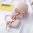 thumbnail image 2 of LOVZFMLL Toddler Girls Straw Bucket Hat with Bowknot Wide Brim Sun Protection Sun Hat and Bag Set for Little Kids Summer Outdoor Beach Play Age 2-8 Years, 2 of 3