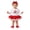 White, variant on Baby Girls Long Sleeve Tutu Dress Set Snowflake Print Ruffle Hem Skirt with Bow Headband Festive Party Outfits