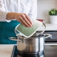thumbnail image 4 of Sage Green Ombre Pot Holders for Kitchen Heatproof Potholder, 5 Pack Modern Sage Green Abstract Art Hot Pads Multipurpose Oven Pads Cloth Potholders Trivet for Cooking Baking, 4 of 8