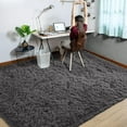 thumbnail image 6 of Softlife Super Soft Rug For Living Room Kids Room Fluffy Rugs For Dorm Room Cute Plush carpet For Bedroom,3' x 5',Dark Gray, 6 of 7