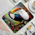 thumbnail image 2 of Toucan Square Desk Mat Mouse Mat Mouse Pad, 8.3x9.8 Inch, Non-Slip Rubber Bottom, Printed, Suitable for Office and Gaming, 2 of 6