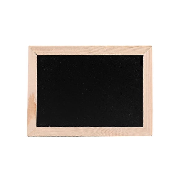 Double-Sided Blackboard Wooden Crafts Wooden Frame Small Blackboard Writing Message Board Home Decor