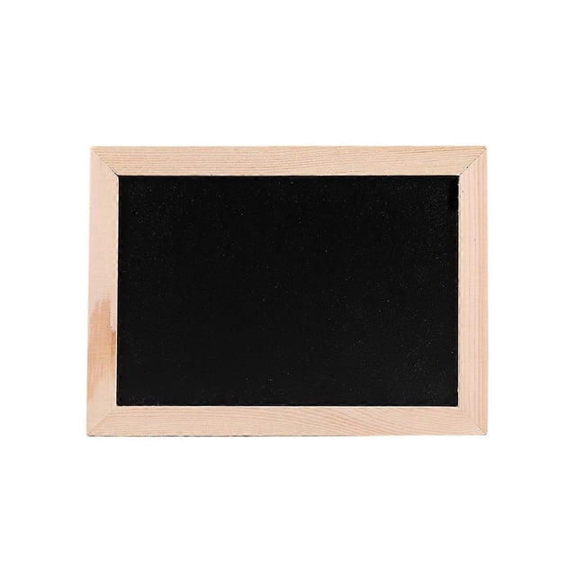 Double-Sided Blackboard Wooden Crafts Wooden Frame Small Blackboard Writing Message Board Home Decor