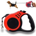 thumbnail image 1 of Correa retráctil para perros pequeños, se puede extender hasta 5 m, adecuada para perros pequeños y medianos (roja)., 1 of 5