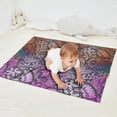 thumbnail image 2 of Multicolor Paisley and Floral Pattern Blanket,Comfortable Soft Flannel Throw Blanket,All Season,Warm Lightweight Blankets for Sofa Bed Couch Living Room Chair,30"x40", 2 of 4