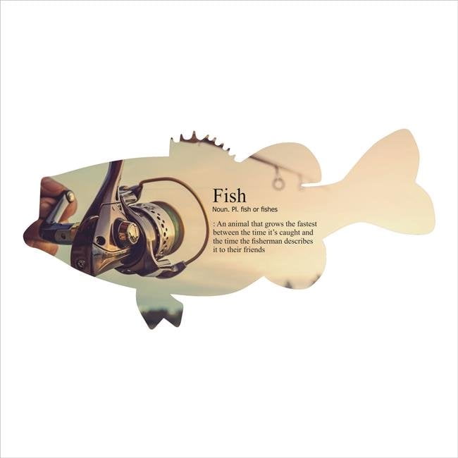 Precision Metal Art FISHING18FISHDEFINITION 18 in. Wildlife Fish