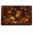 Microfiber-Latex-16x24, variant on Tea Bear Moonless Garden Rectangle Rug for Reading Nook Fall