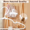 thumbnail image 4 of Baby Hangers VTRIN, paquete de 60 unidades, plástico duro de gran capacidad, 4 of 7