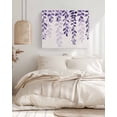 thumbnail image 3 of Purple Ombre Botanical Wall Art for Living Room,Canvas Picture Wall Decor for Bathroom Bedroom,Watercolor Pastoral Leaf Farmhouse Painting Artwork for Office Kitchen Hallway Dining Room Decor 24"x32", 3 of 8