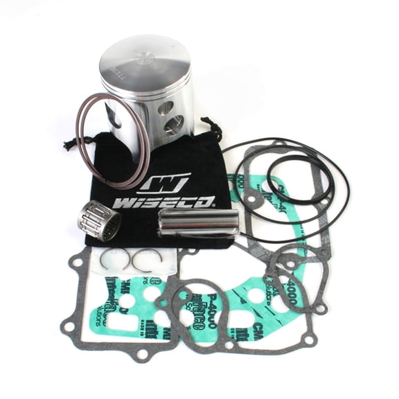 Wiseco PK1211 66.4mm 2-Stroke Motorcycle Piston Kit with Top-End Gasket Kit, Silver