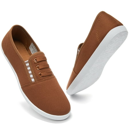 

AOMAIS Women’s Slip On Canvas Shoes Sneakers Fashion Elastic Sneakers