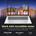 Hp 17 3 full hd laptop intel core i3 1215u processor 16gb ddr4 ram