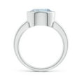 thumbnail image 2 of Angara Natural 3.2 Ct. Aquamarine Solitaire Ring in 14K White Gold for Women (Ring Size: 11.5), 2 of 8
