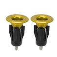 thumbnail image 1 of Bike Grip Plugs, 2pcs Bicycle Handlebar Plugs  For 15-23.5mm Inner Diameter Gold, 1 of 8